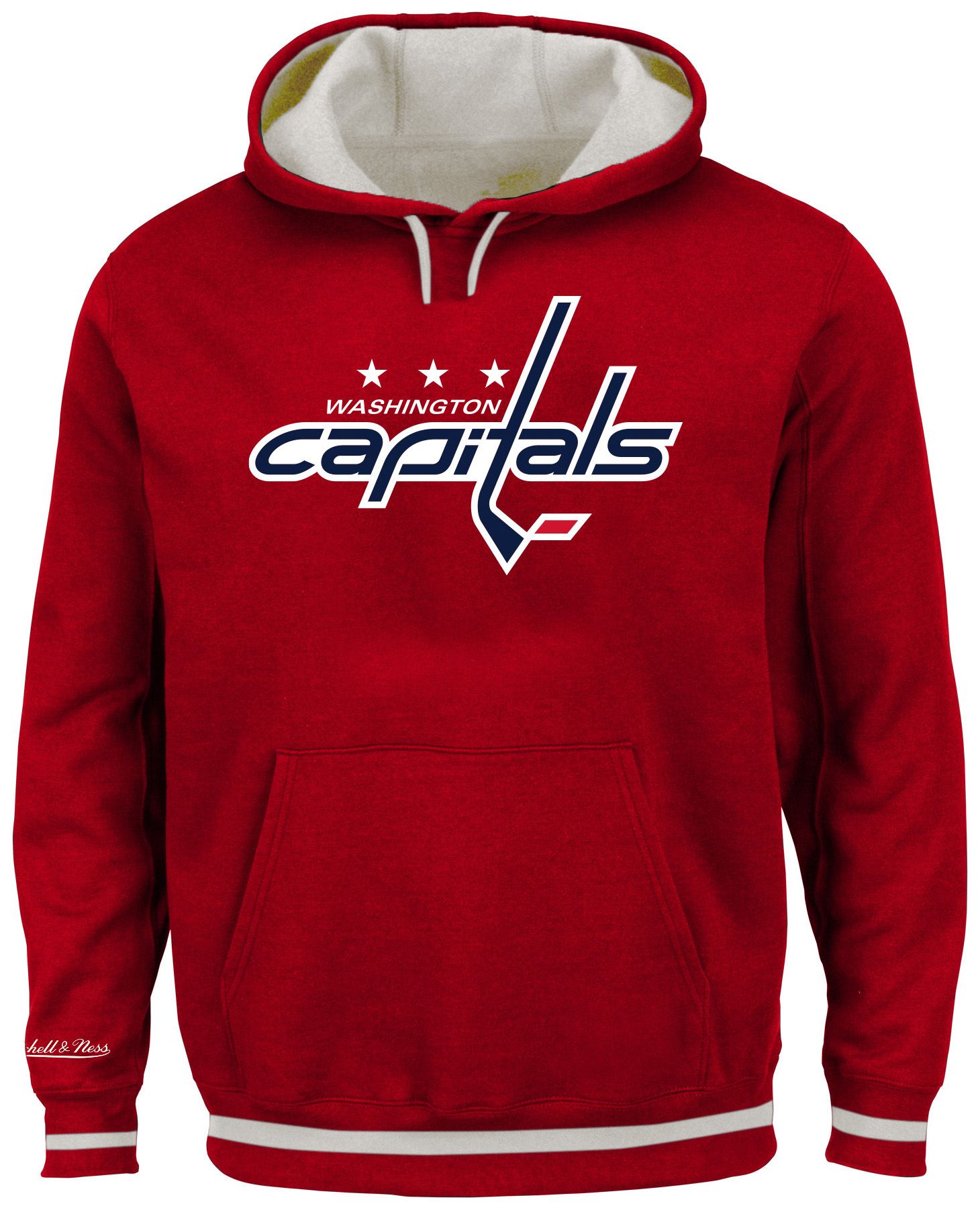 Profile Varsity Men's Washington Capitals Red Big and Tall Fleece Hoodie