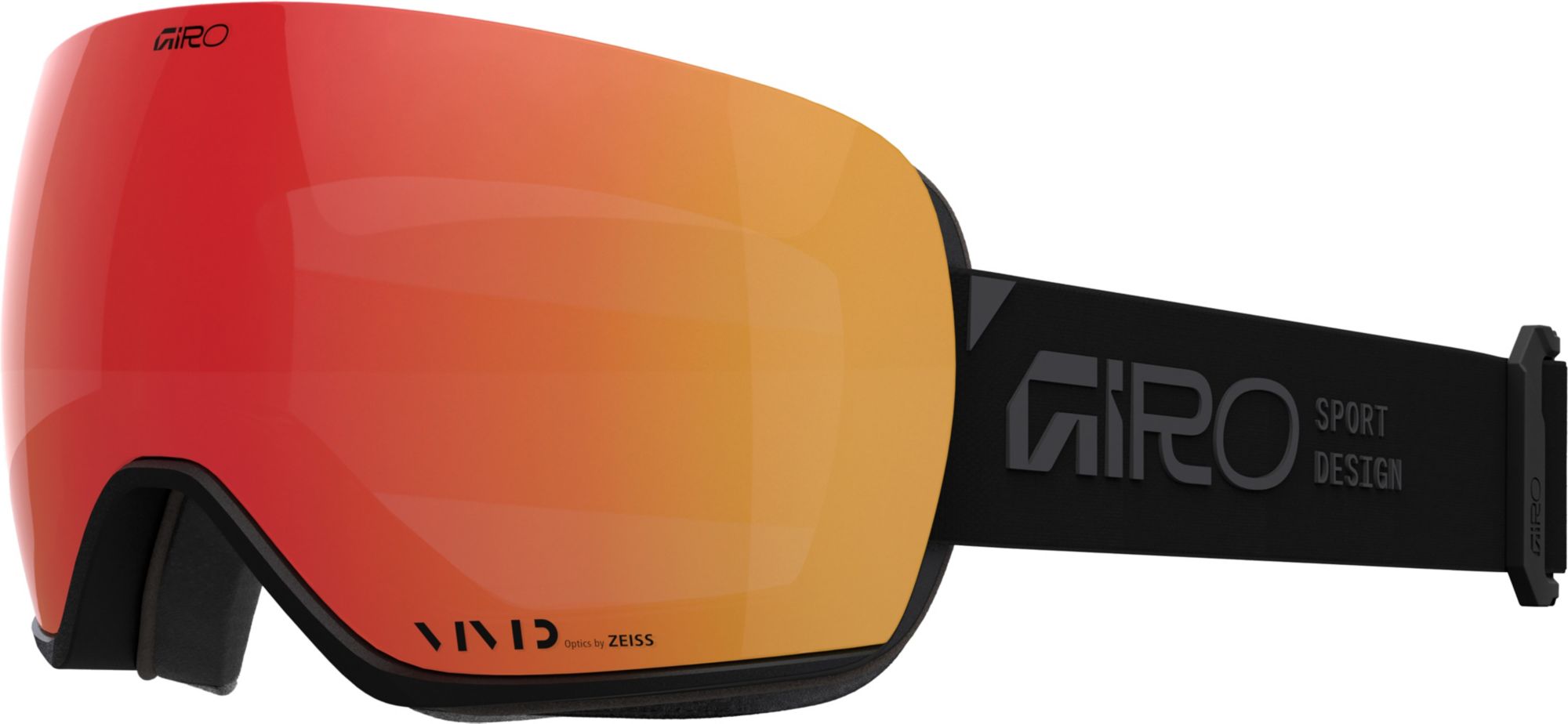Matte Black Strap / Vivid Ember Lens