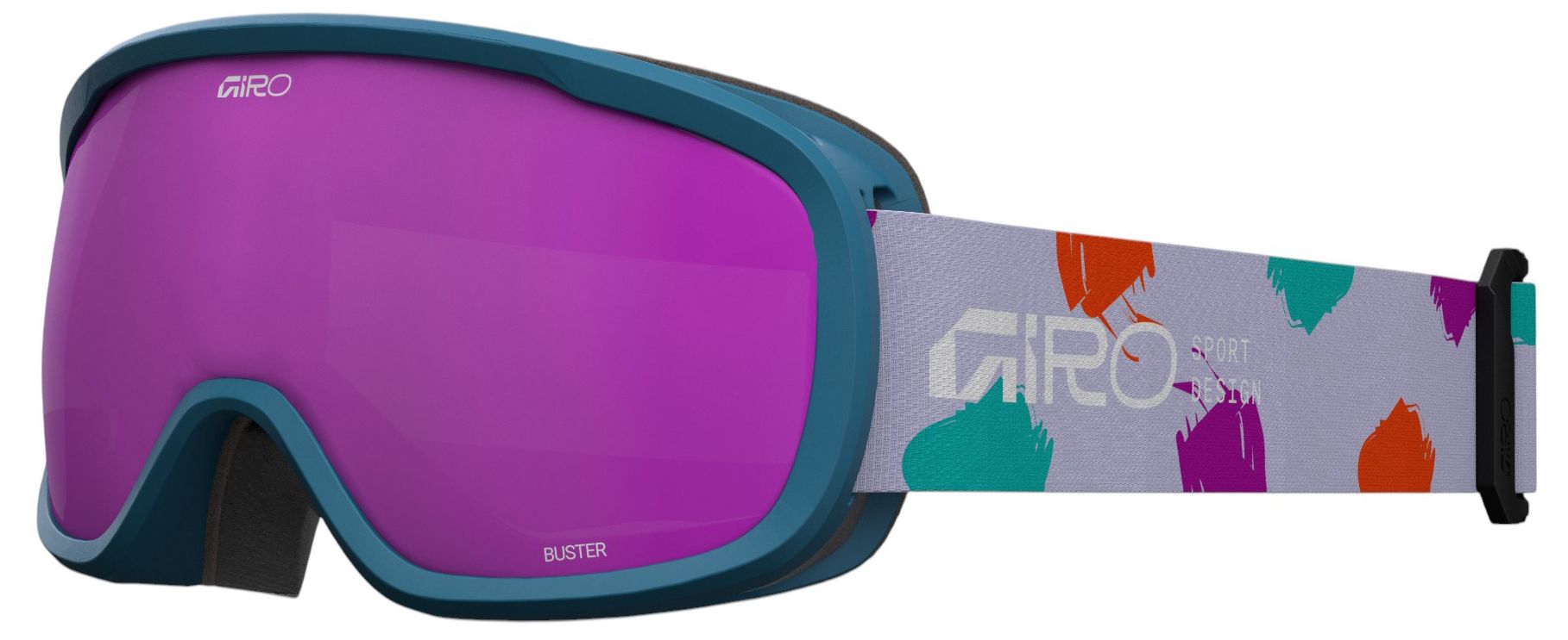 Teal Strap / Amber Pink Lens
