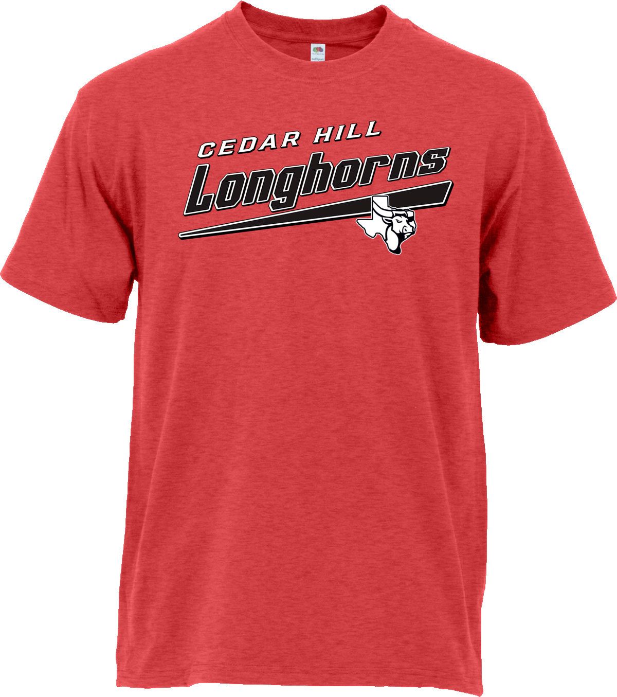 Ohiopyle Prints Men's Cedar Hill High School Red T-Shirt