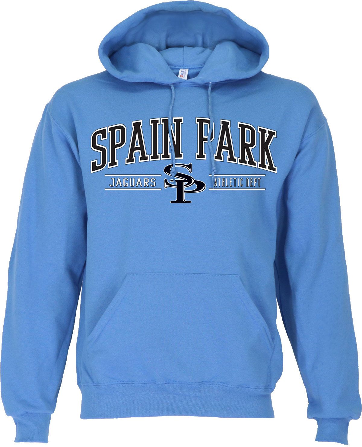 Ohiopyle Prints Men's Spain Park High School Blue Pullover Hoodie