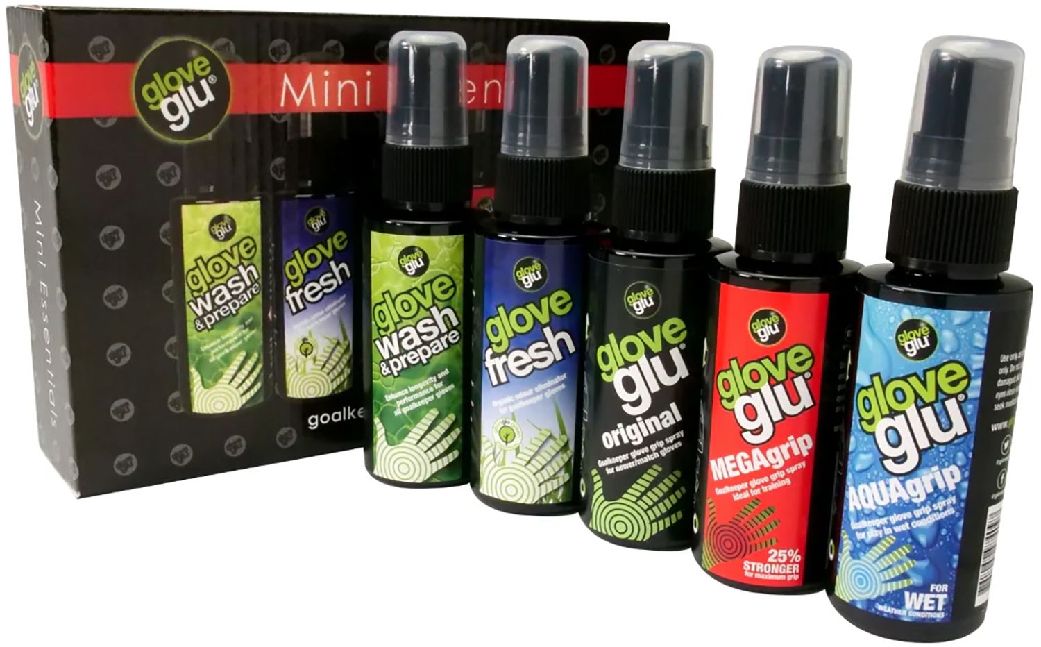 gloveglu Mini Essentials Soccer Glove Care Kit
