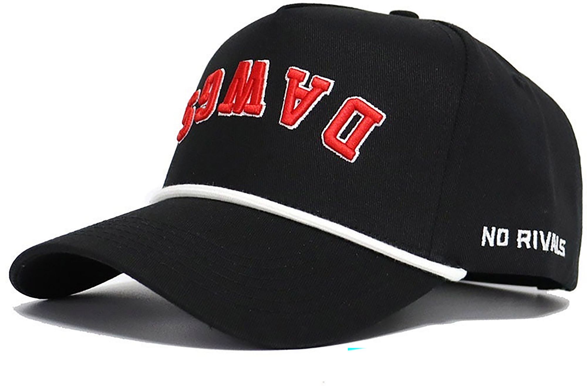No Rivals Adult Georgia Bulldogs Black Upside Down Snapback