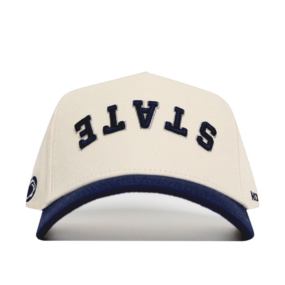No Rivals Adult Penn State Nittany Lions Navy Upside Down Snapback