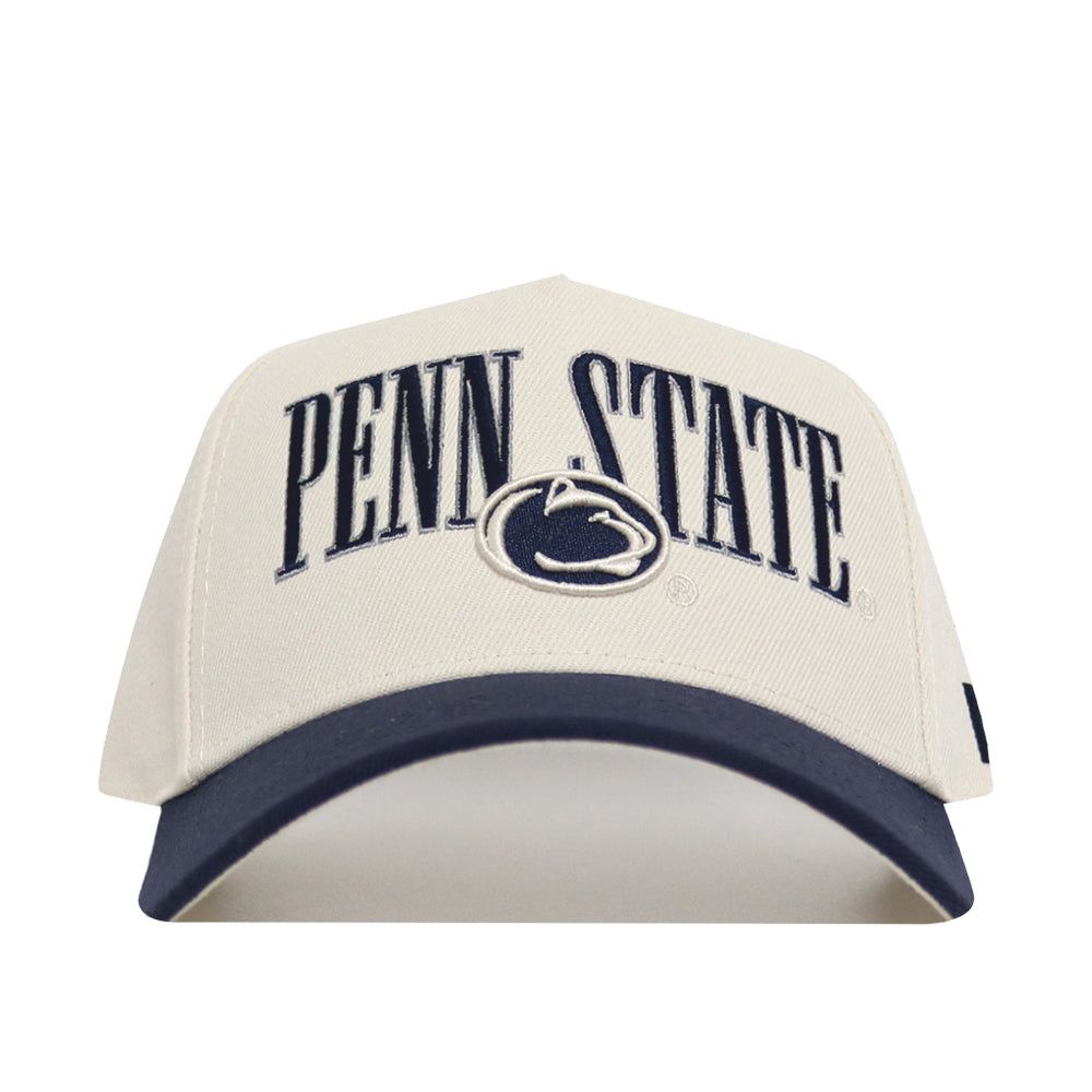 No Rivals Adult Penn State Nittany Lions Navy Retro Block Snapback