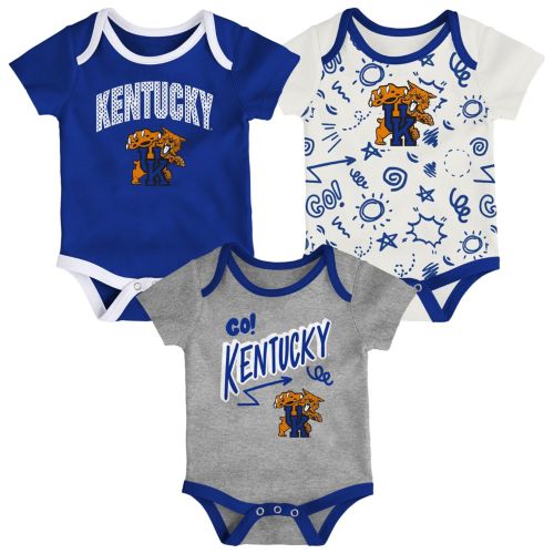 希少NuggetsⅡOriginalArtyfactsfromtheBritis Gen2 Newborn Kentucky Wildcats All Day Play Creeper Set