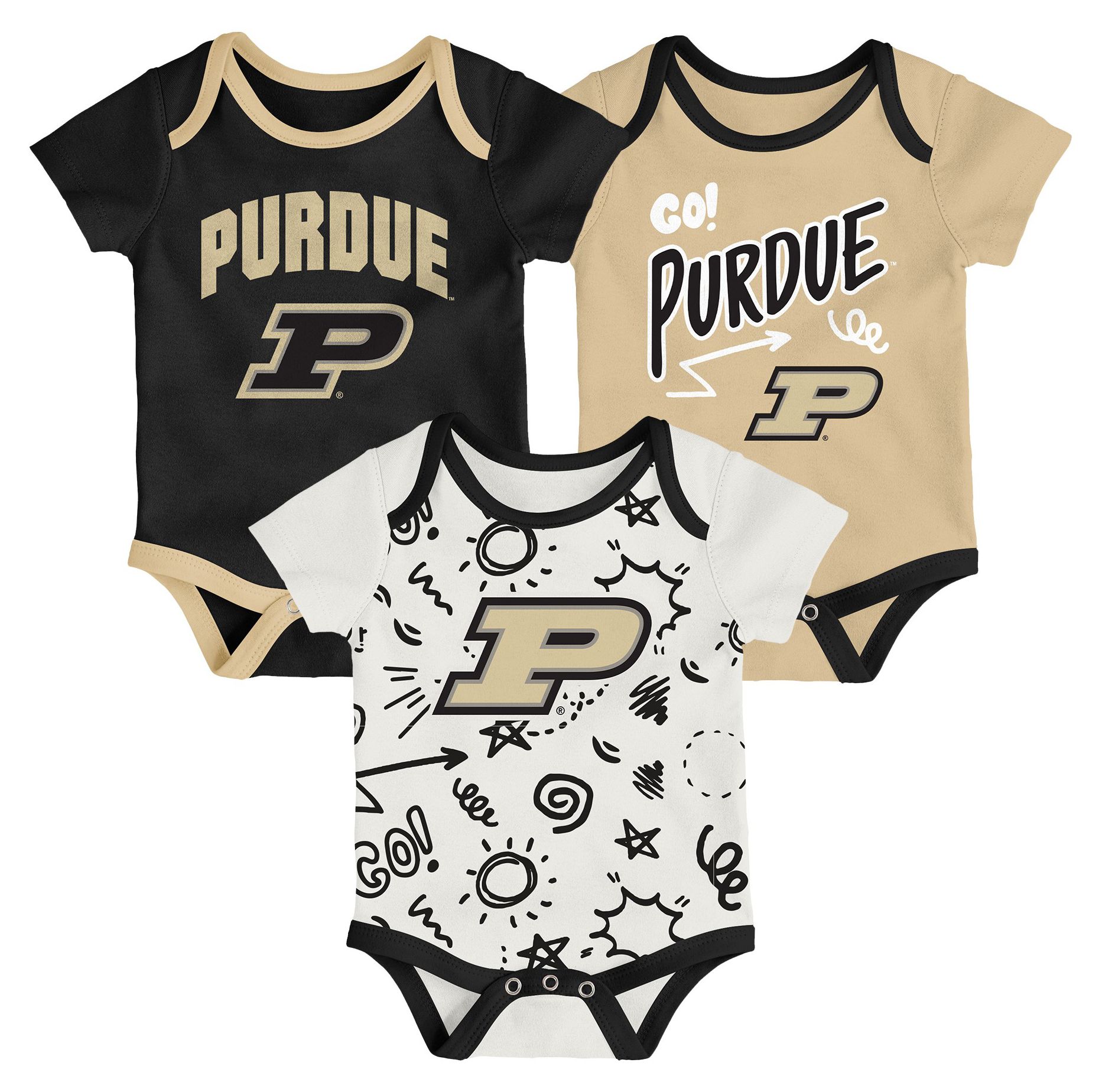 Gen2 Infant Purdue Boilermakers All Day Play Creeper Set