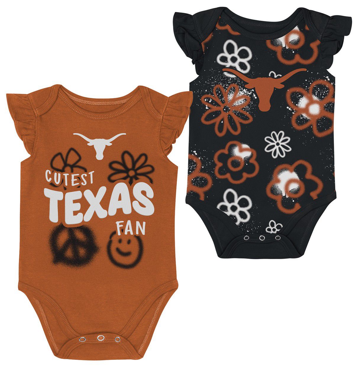 Gen2 Infant Texas Longhorns Little Sunshine Creeper Set