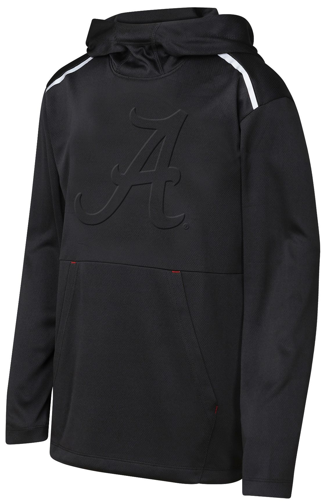 Gen2 Youth Alabama Crimson Tide Black Defensive Line Long Sleeve Pullover Hoodie