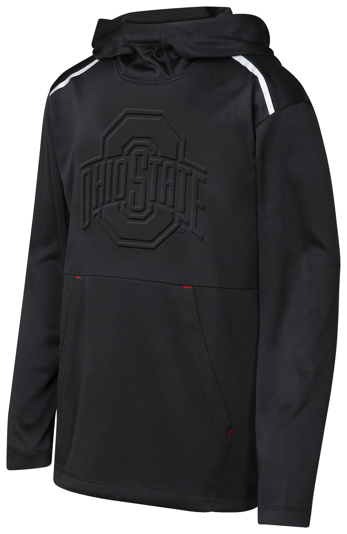 Gen2 Youth Ohio State Buckeyes Black Defensive Line Long Sleeve Pullover Hoodie