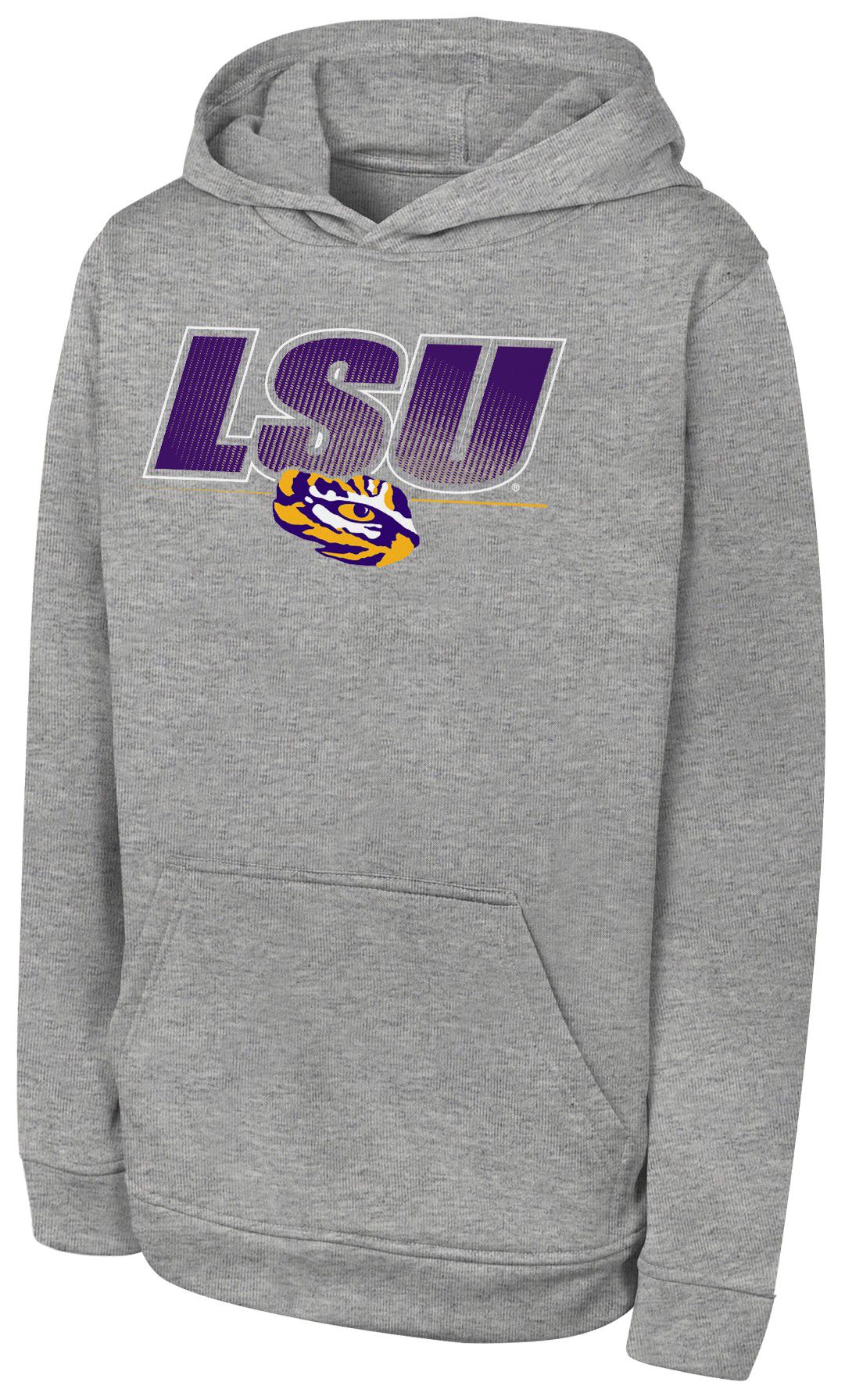Gen2 Youth LSU Tigers Heather Grey Hoodie
