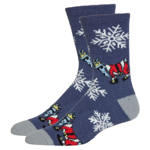 GOAT USA Naughty Santa Fuzzy Socks - Adult | Dick's Sporting Goods