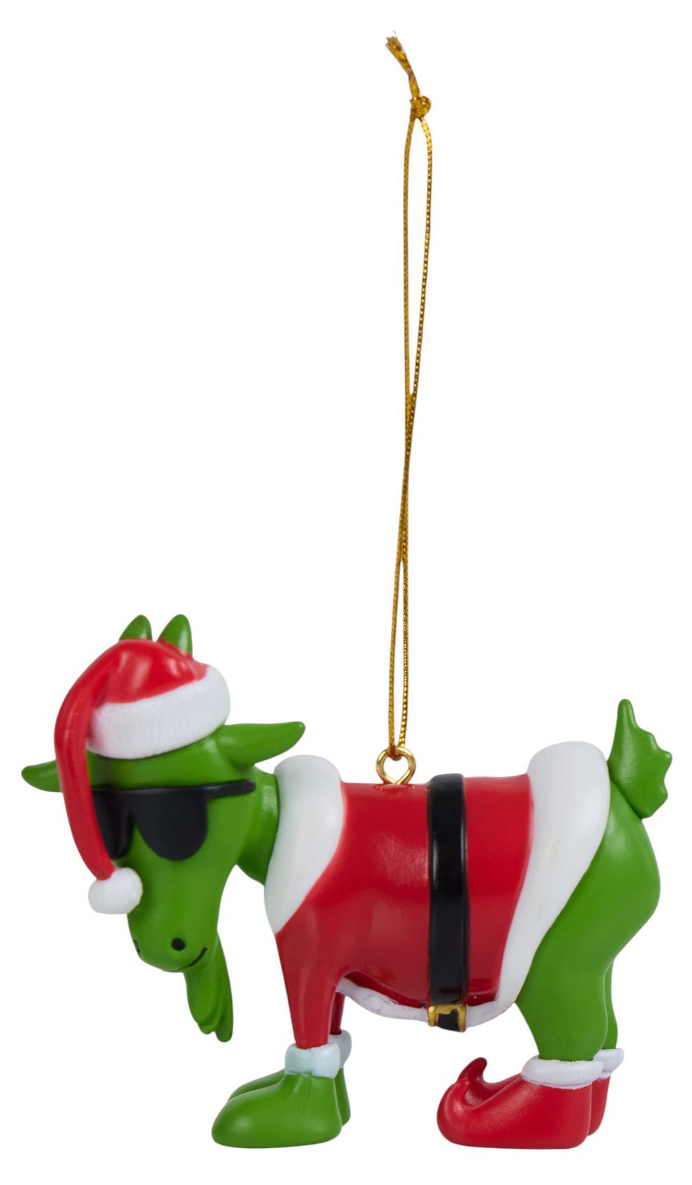 GOAT USA Naughty Santa Ornament