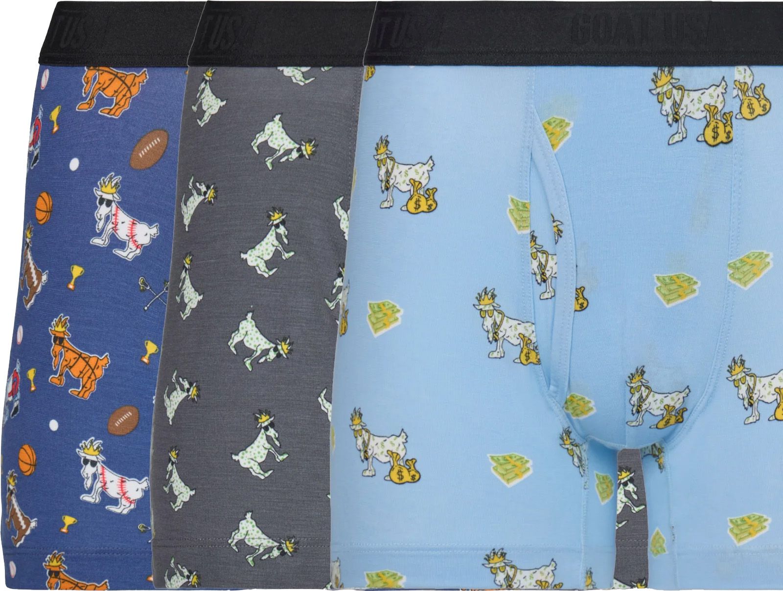 GOAT USA Mixed Boxer Short 3 Pack