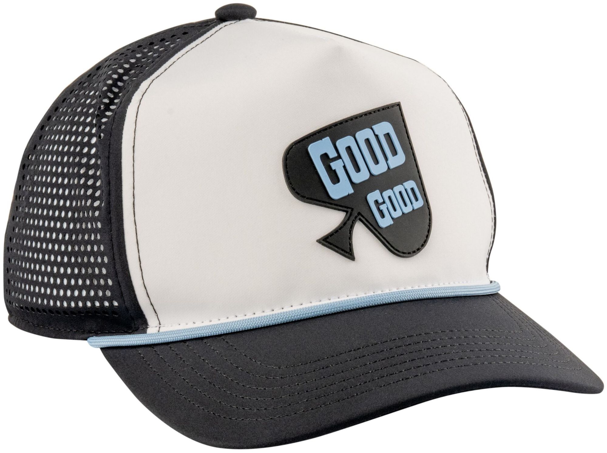 Cream/Black/Light Blue