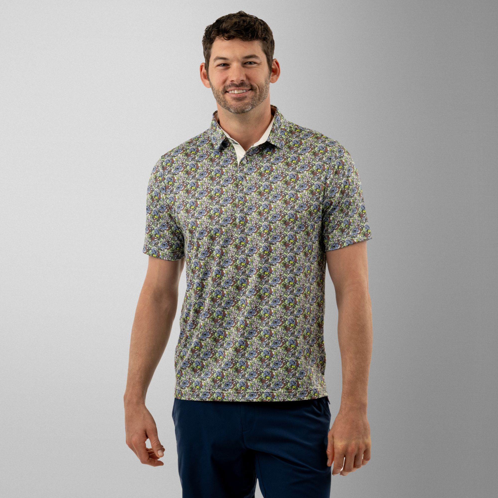 Good Good Golf Men's Hold The Green Golf Polo