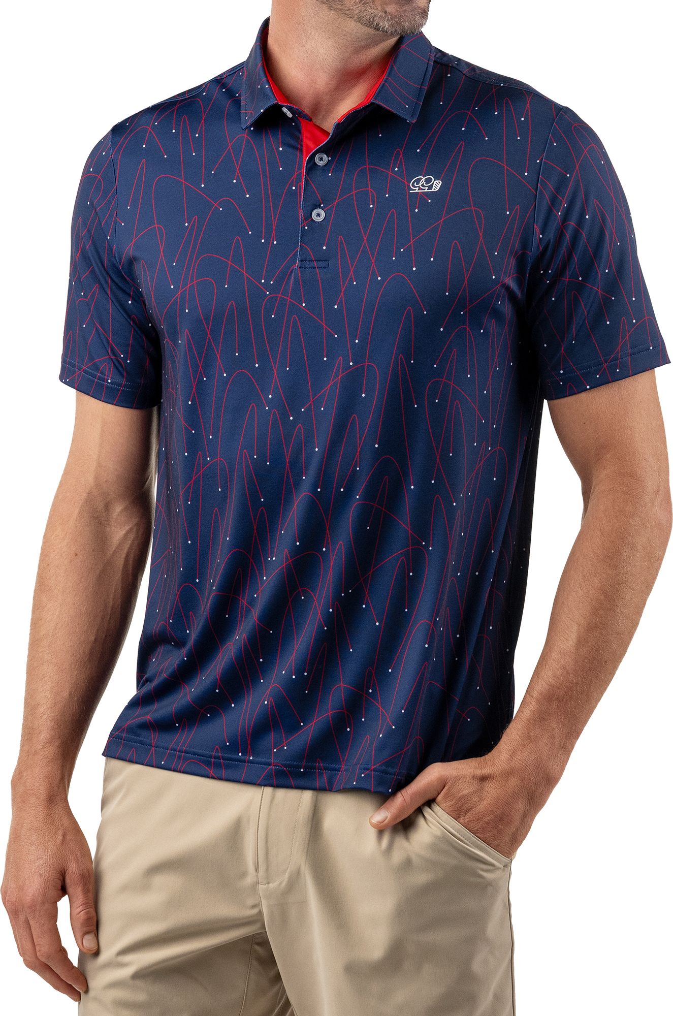 Good Good Golf Men's Tracer Golf Polo