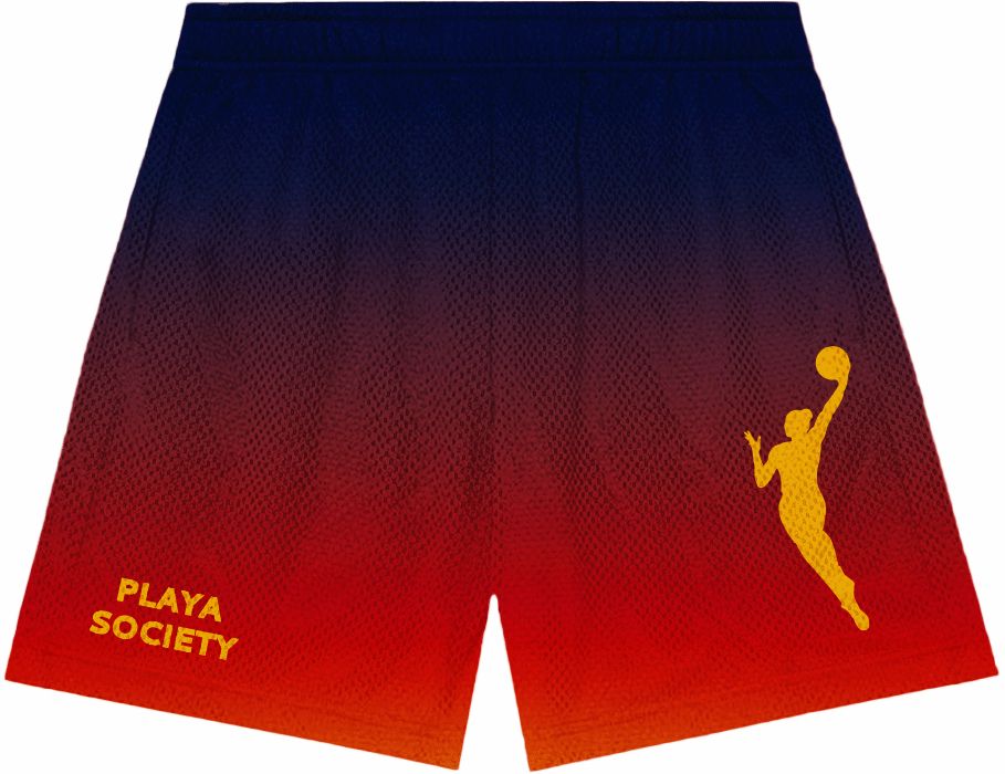 PLAYA SOCIETY Men's 2025 WNBA All-Star Game Blue Shorts