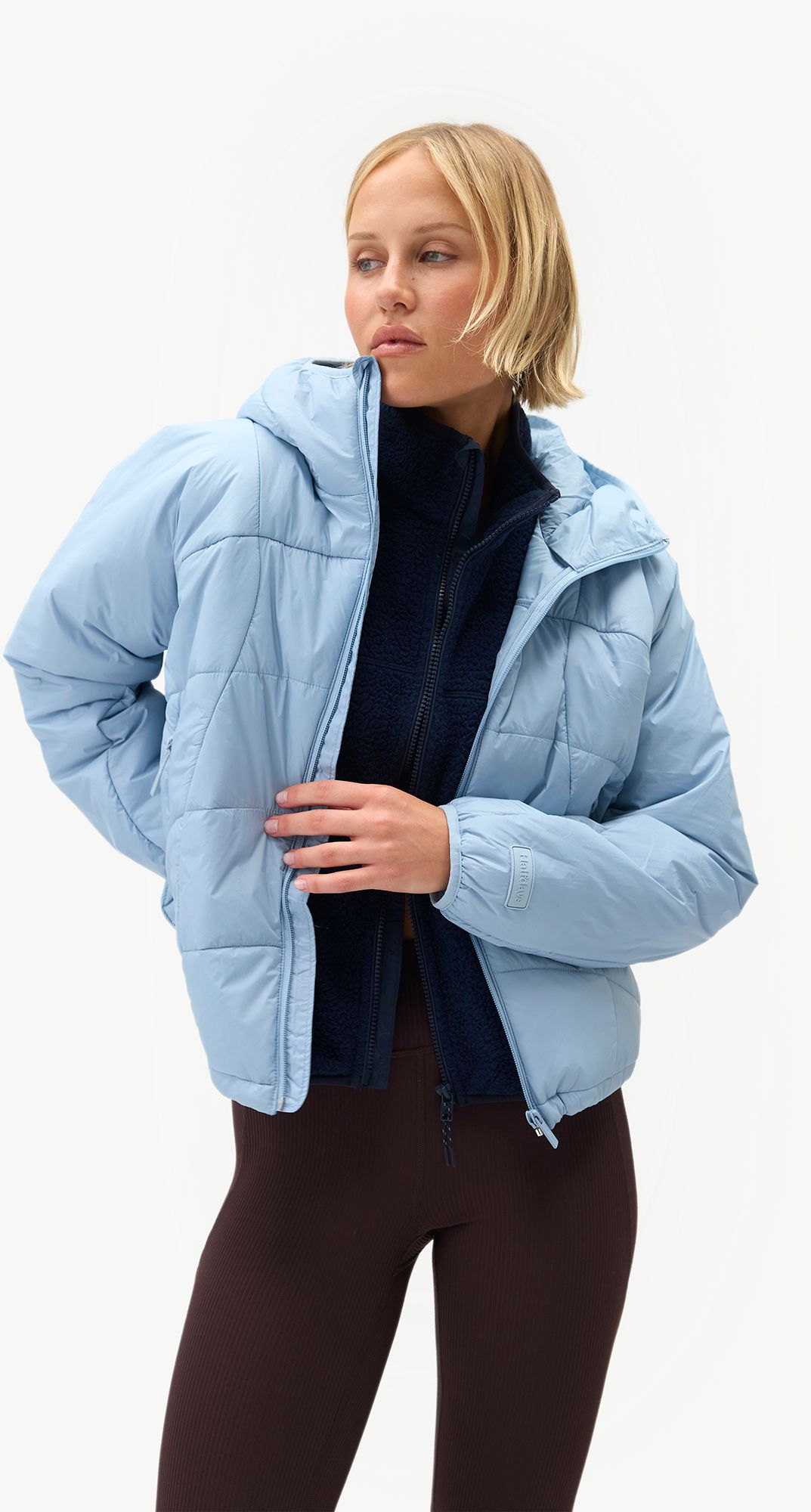 Halfdays Women's Claude Water Repellent Quilted Puffer Jacket