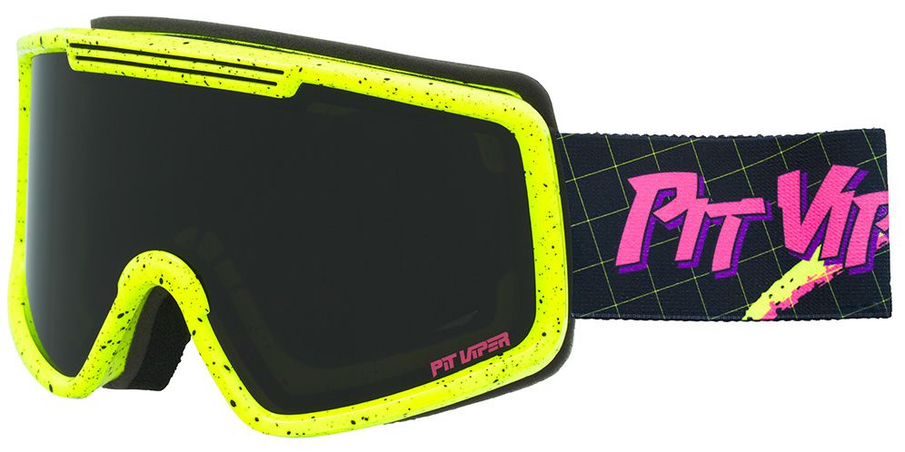 Black/Green Strap / Smoke Lens