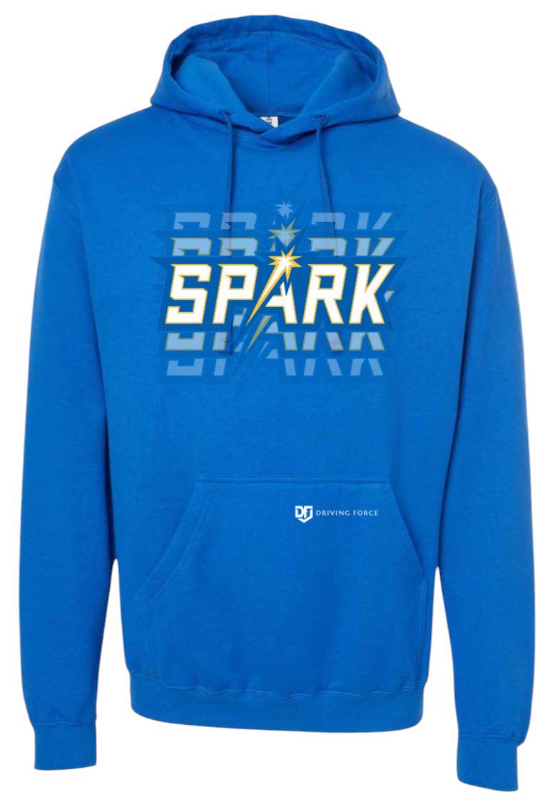 Driving Force Sports Men's Oklahoma City Spark Blue Pullover Hoodie