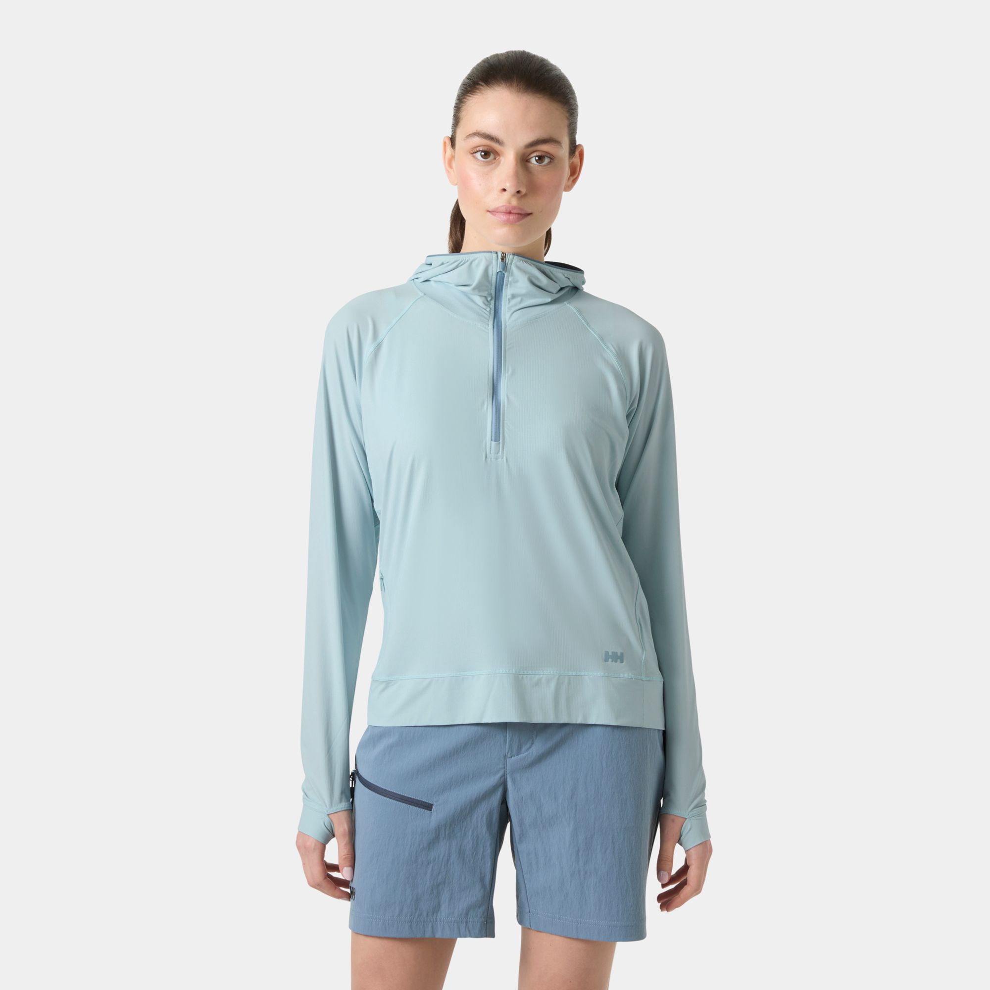 Helly Hansen Women's Shine Solen 1/2-Zip Sun Hoodie