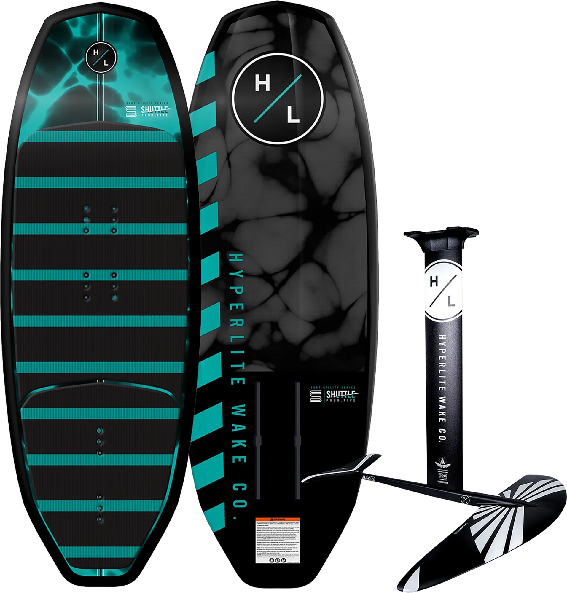 Hyperlite 4.5 Shuttle w/Falcon 1200 Foil Assembly Wakefoil Package