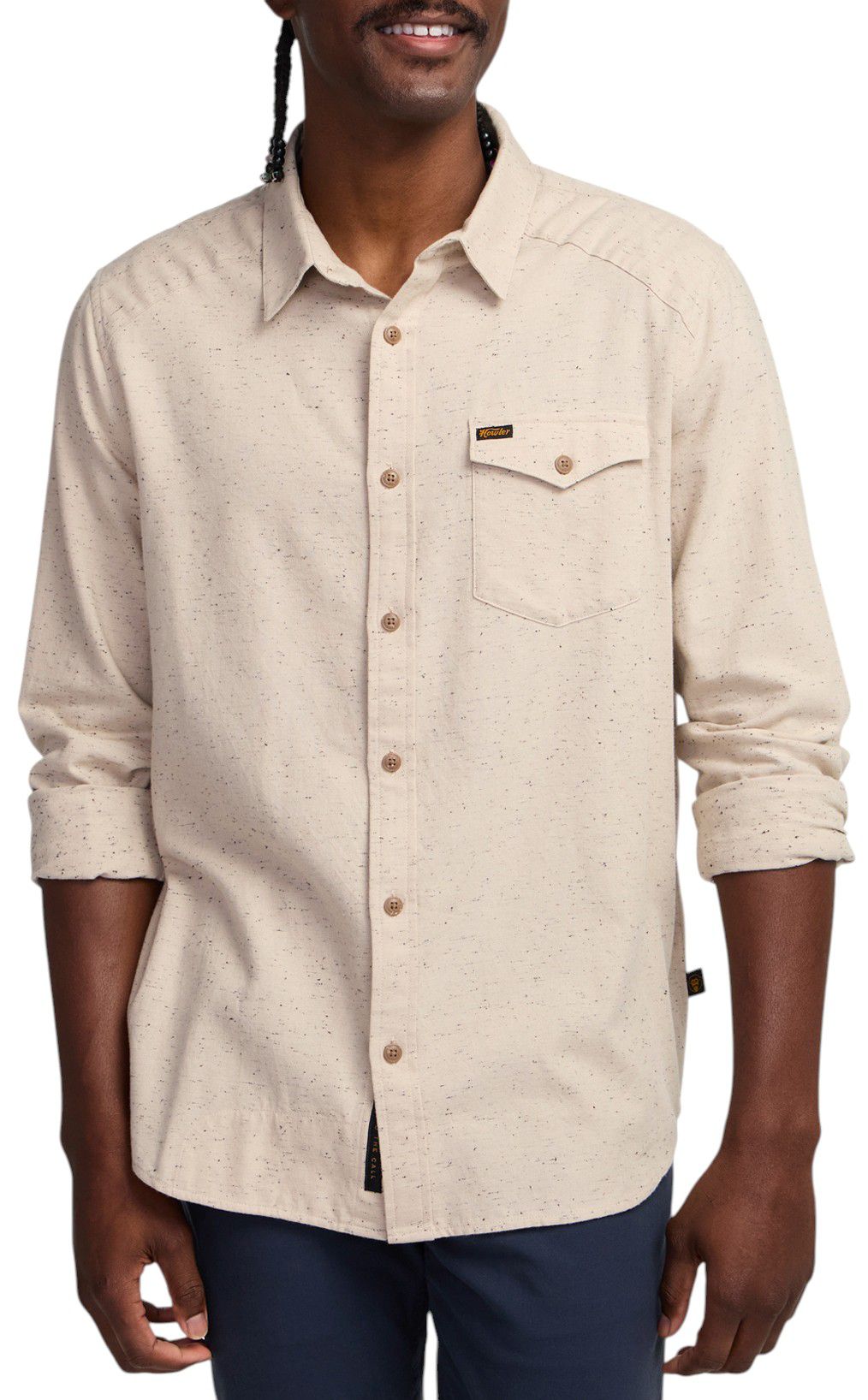 Howler Brothers Men's LA Grange Lightweight Flannel Shirt