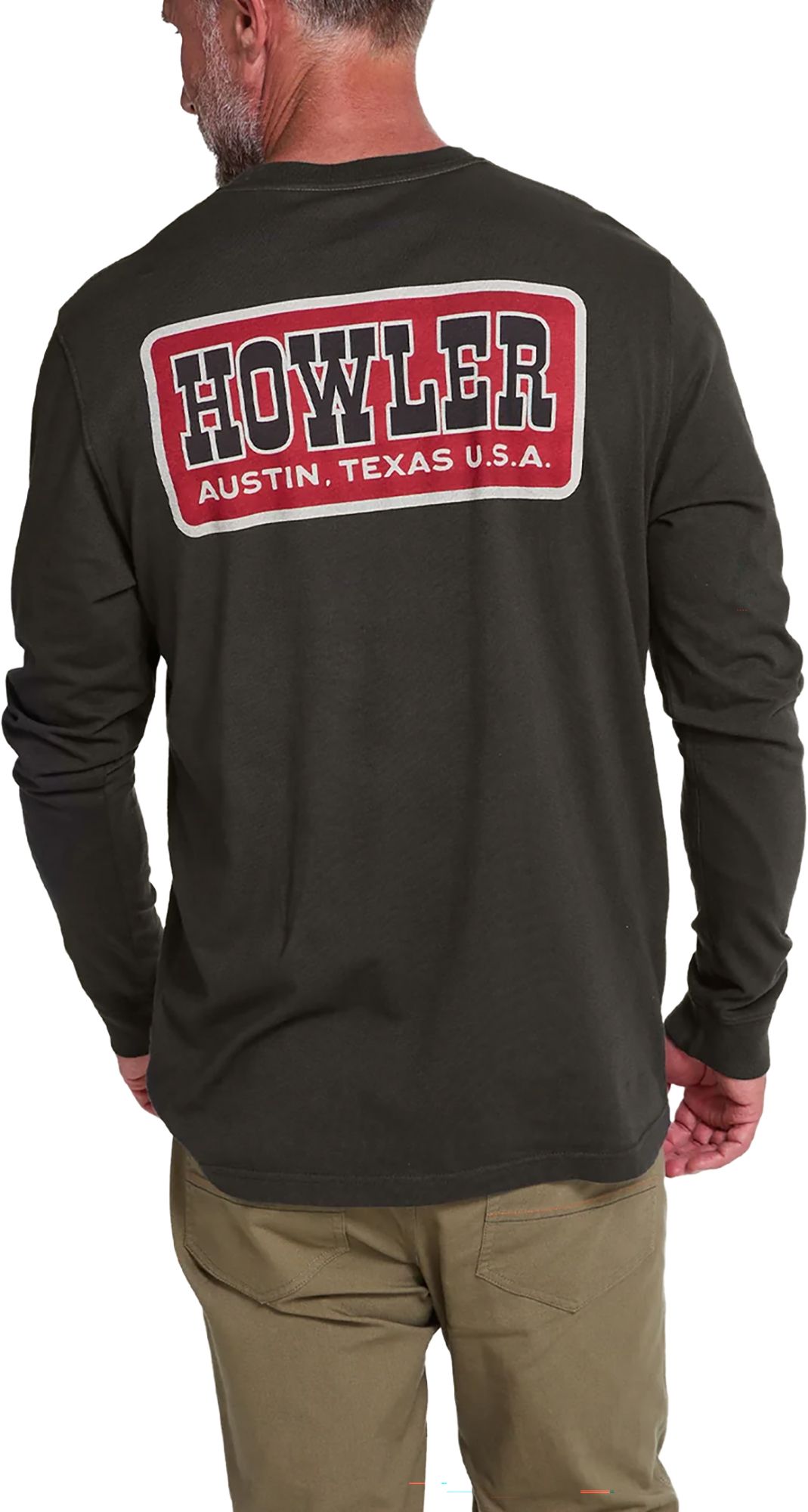 Howler Brothers Men's Cotton Long Sleeve T-Shirt