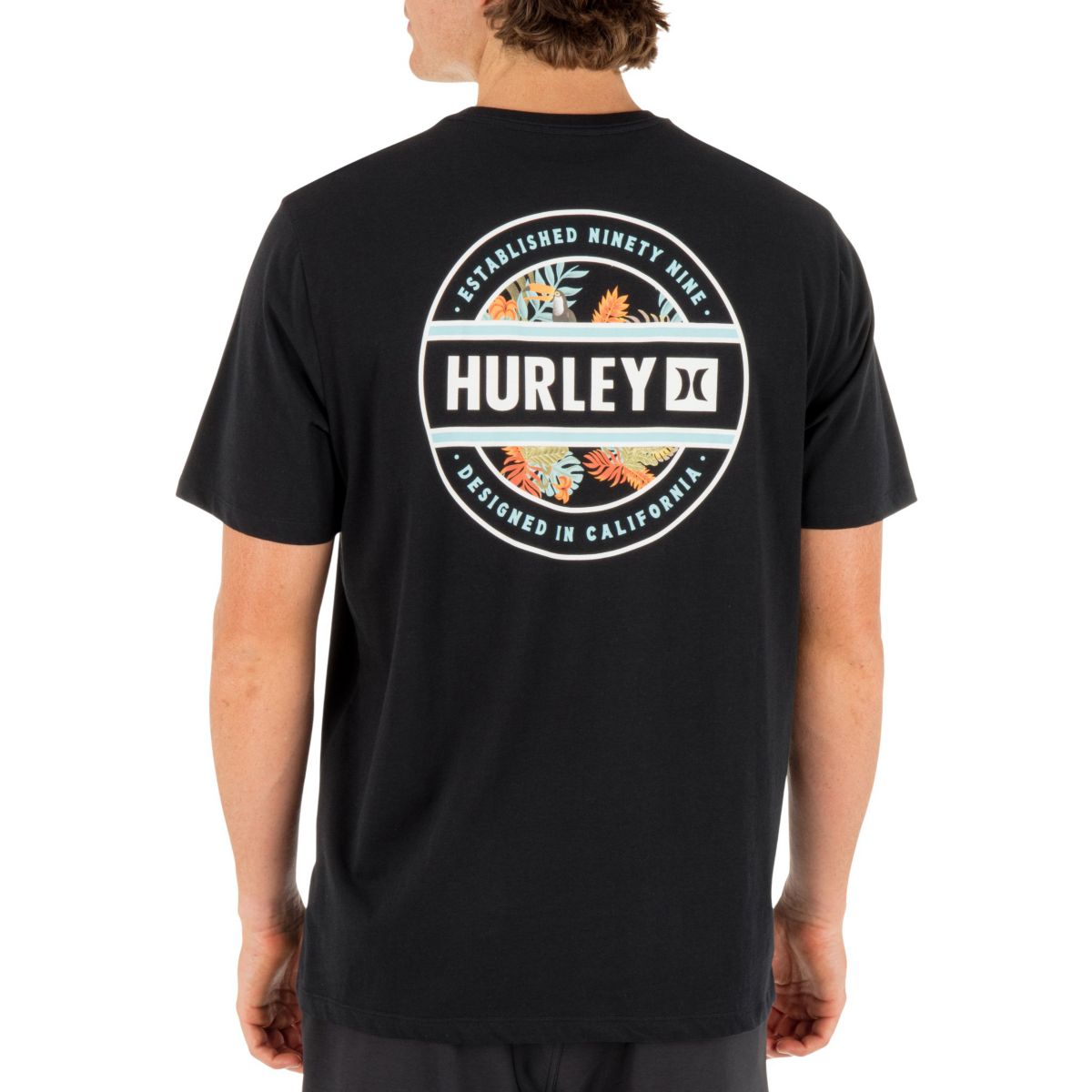 Hurley Evd Hybrid UPF LS Camicia Di Protezione Da Eruzione Cutanea Blanco M Uomo 119097114