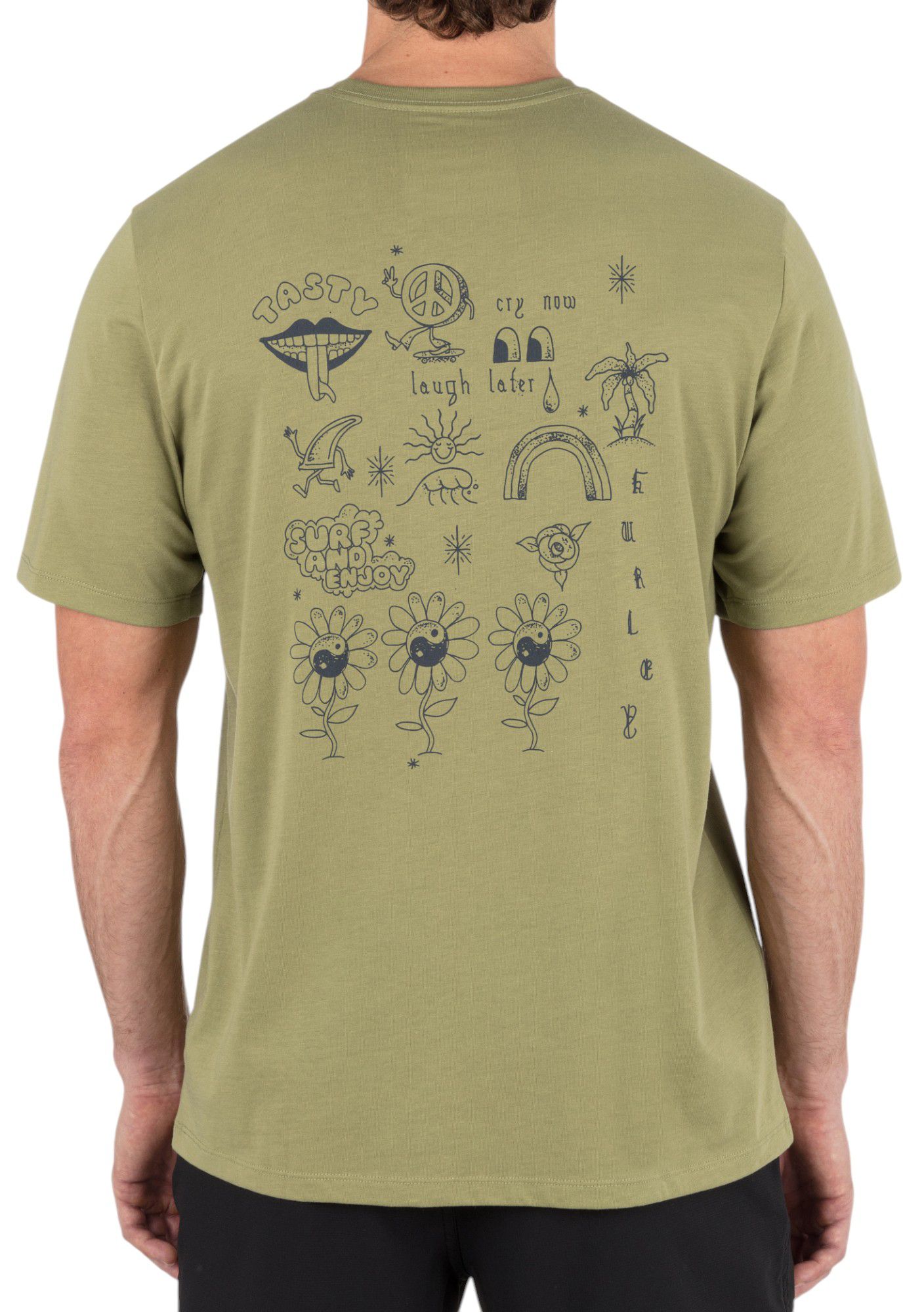 Hurley Men's H2O-DRI Stipple Short Sleeve Shirt