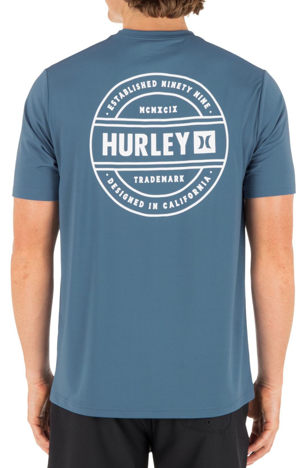Hurley Men's Hybrid UPF Short Sleeve Rashguard