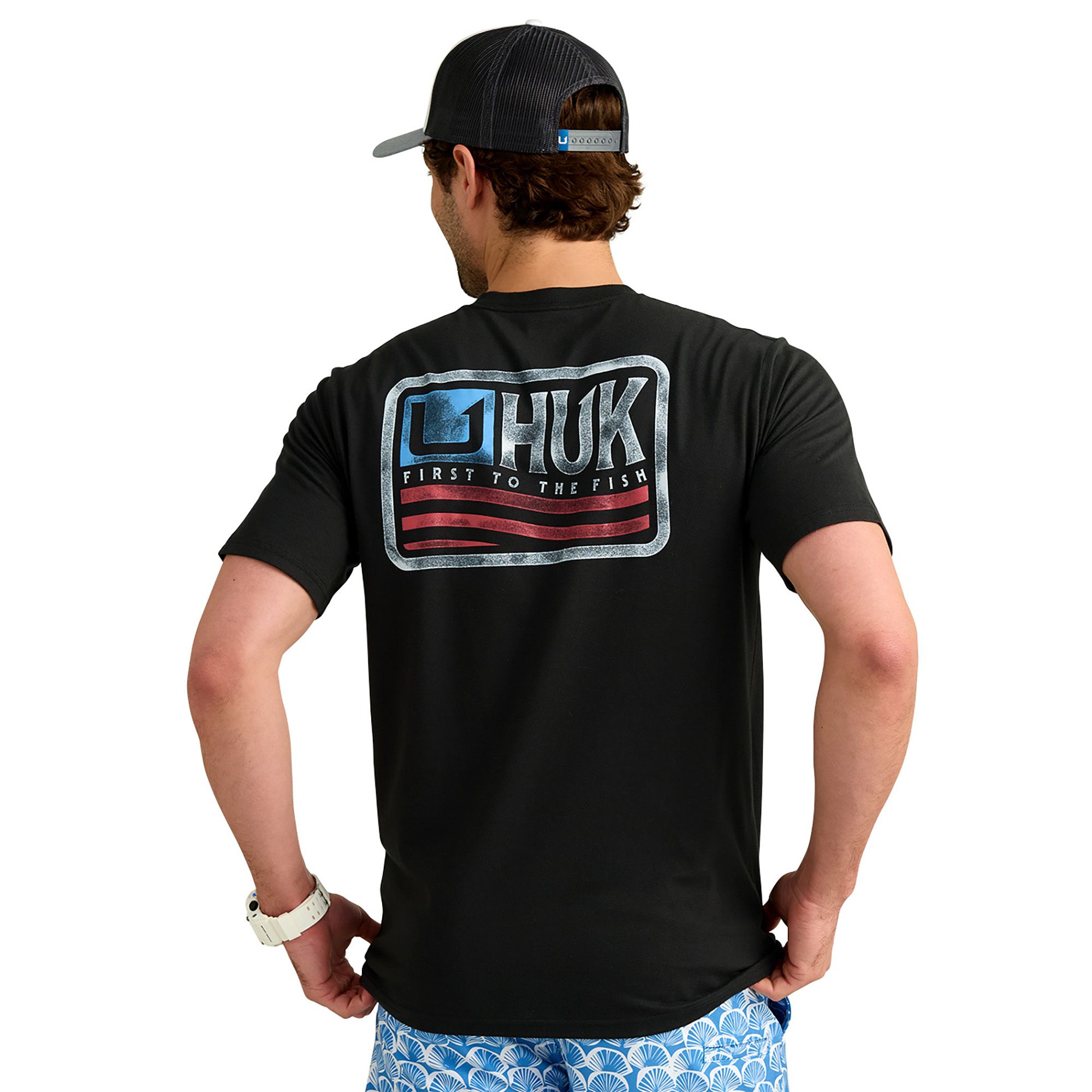 HUK Men's Born Wave T-Shirt