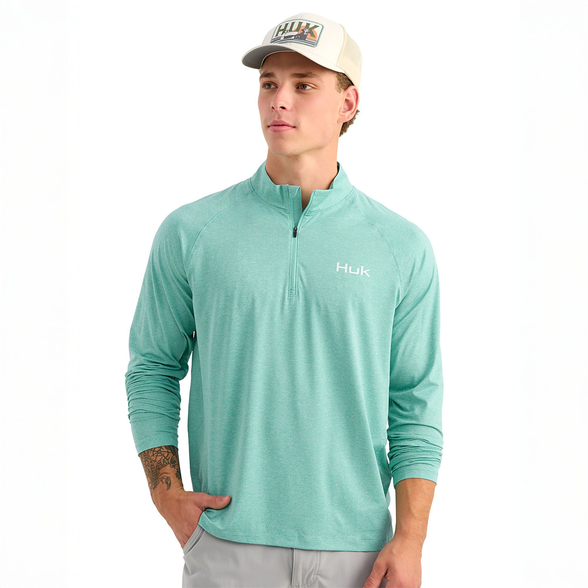 HUK Men's Airweight 1/4 Zip