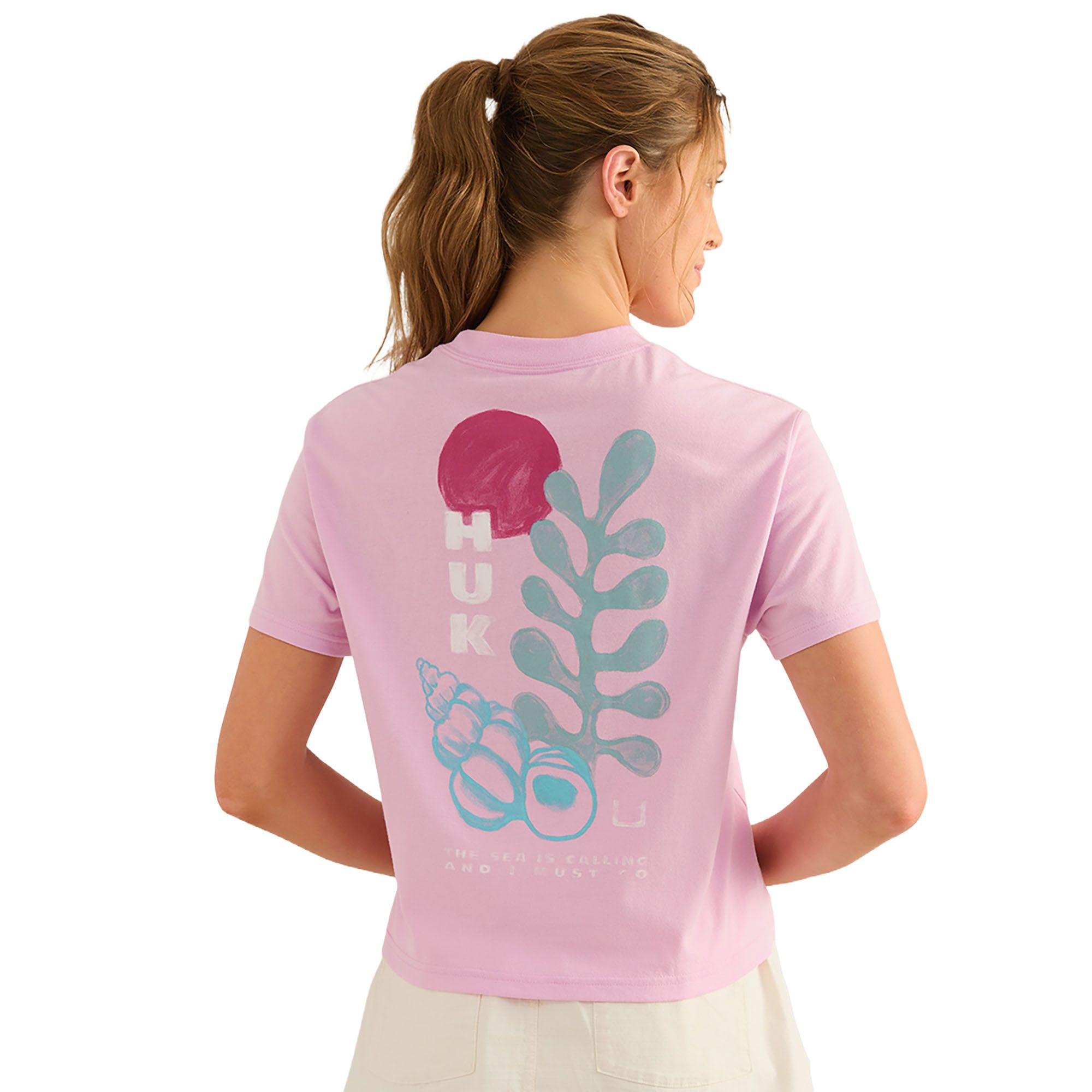 HUK Women's Sea Calling Pocket T-Shirt