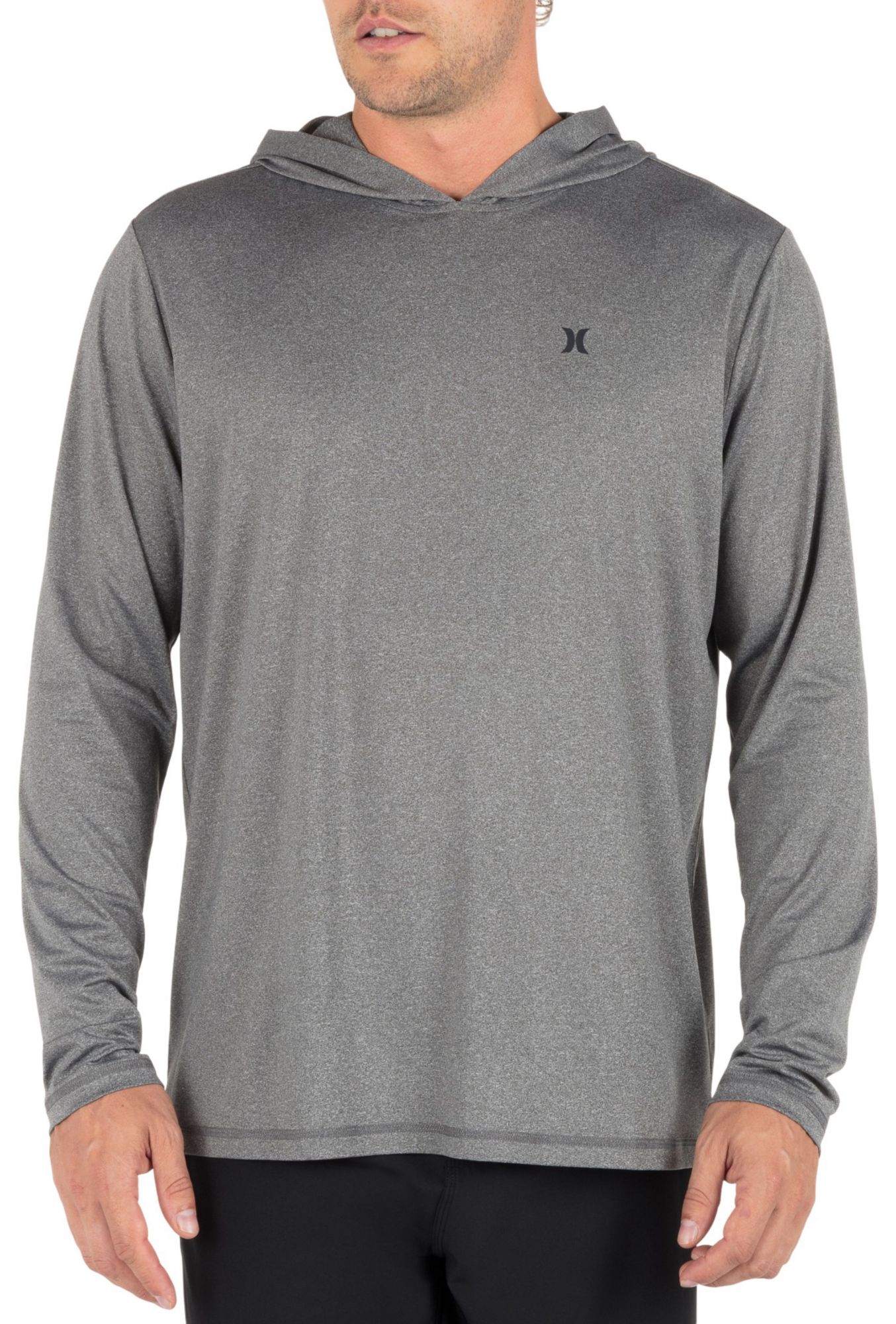 Hurley Men's Hybrid Hooded UPF Long Sleeve Shirt