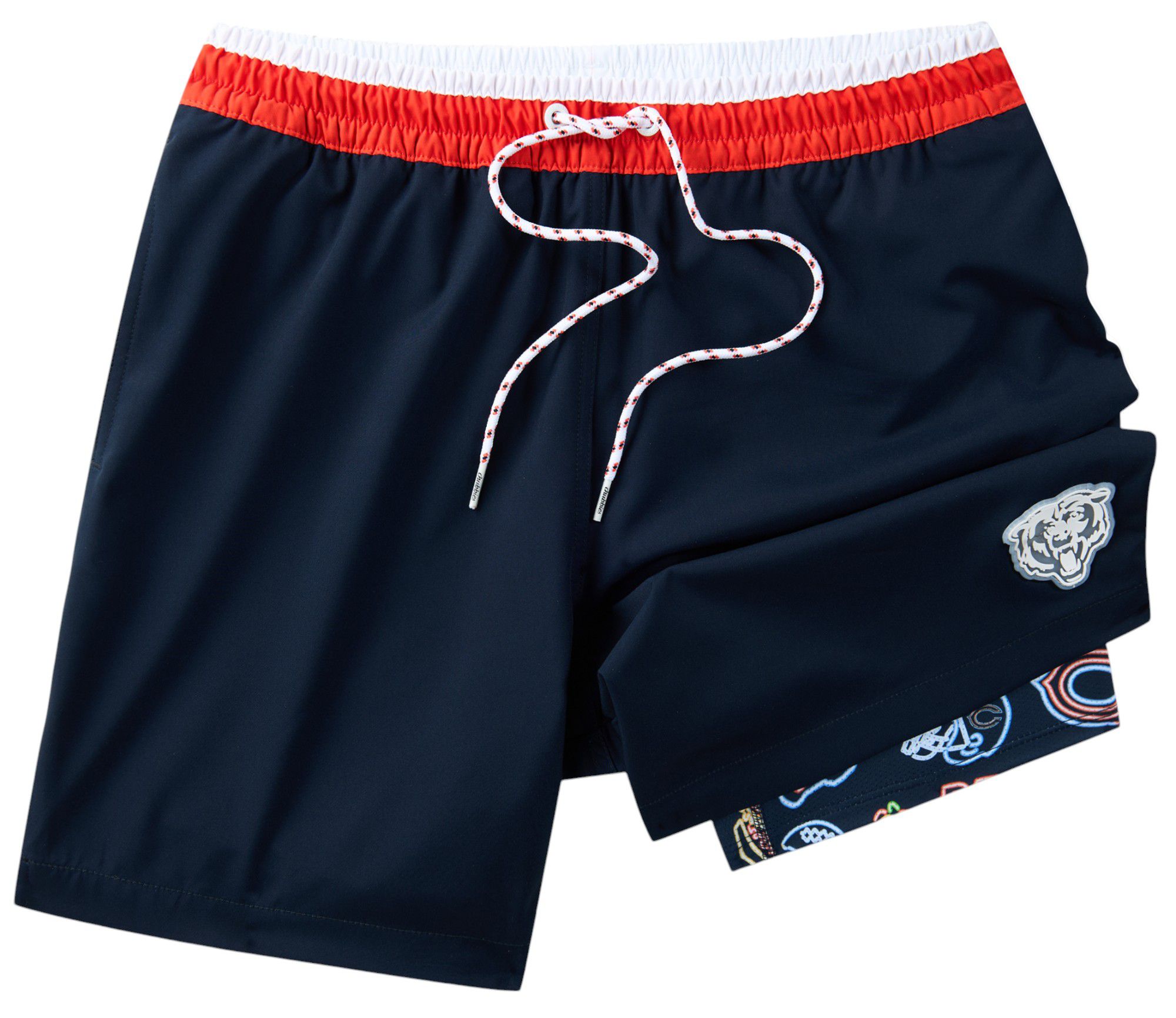 Chubbies Adult Chicago Bears Classic Navy 5.5" Lined Swim Trunks