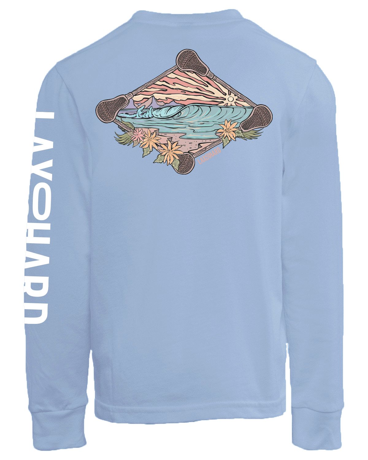 LAX SO HARD Youth Beach Long Sleeve T-Shirt