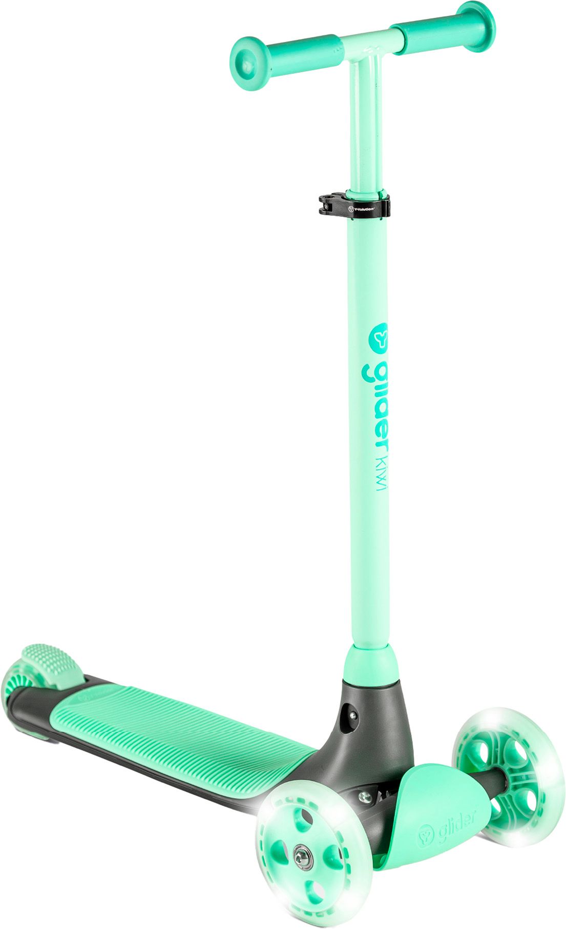 Yvolution Kids' Kiwi Glider LED Scooter