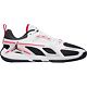 Wht/Black/Fire Red