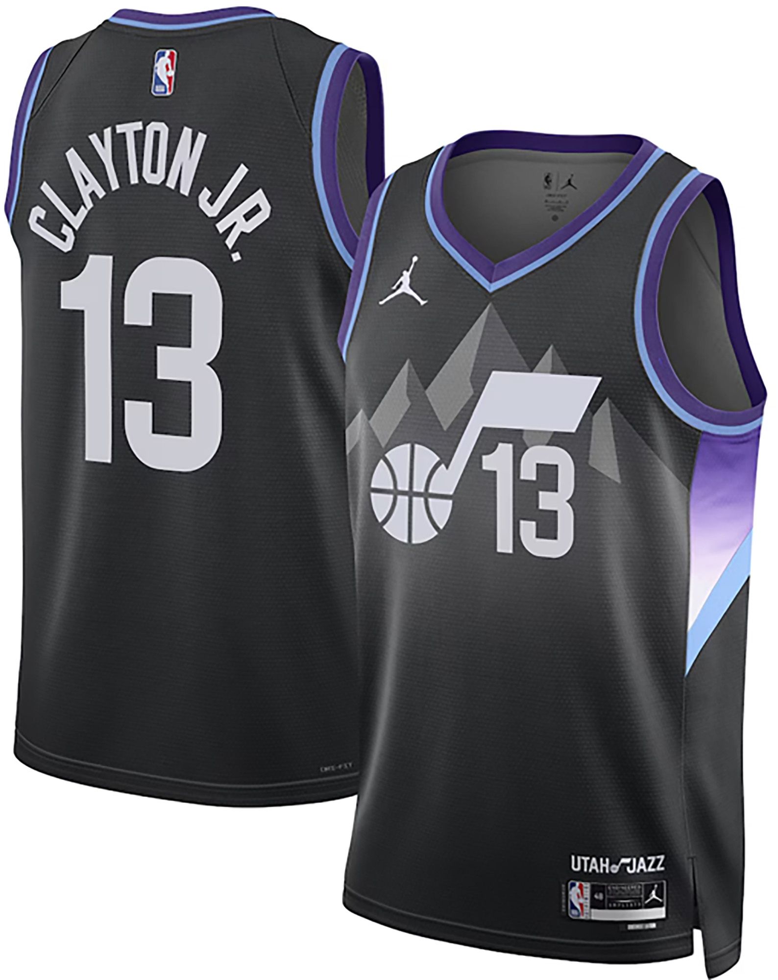 Jordan Men's Utah Jazz Walter Clayton Jr. #13 Swingman Statement Jersey