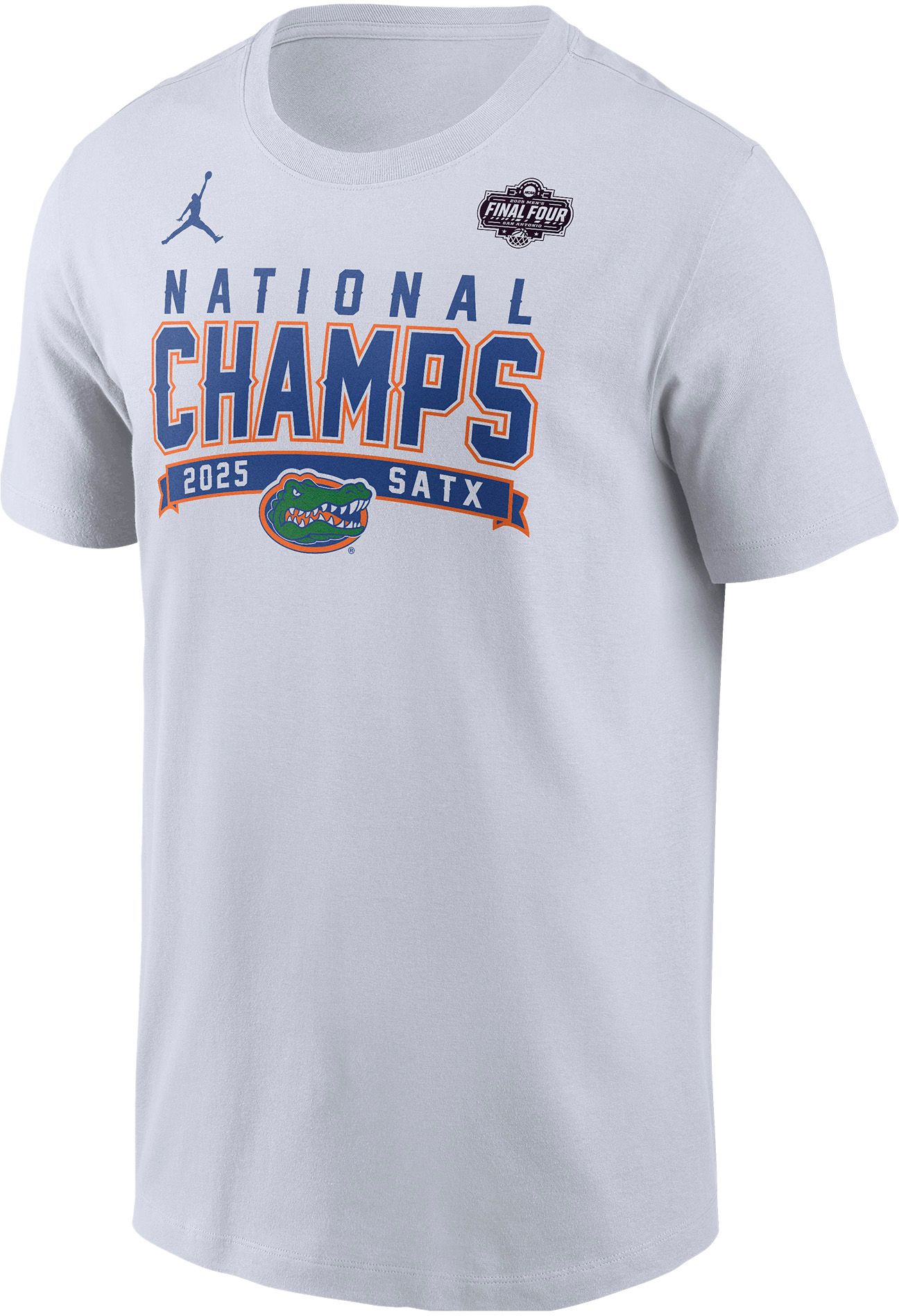 Jordan Adult 2025 Men's Basketball National Champions Florida Gators Celebration T-Shirt