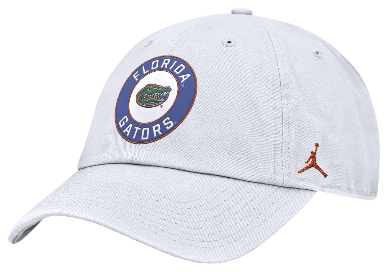 Jordan Adult Florida Gators White Primetime Club Adjustable Hat