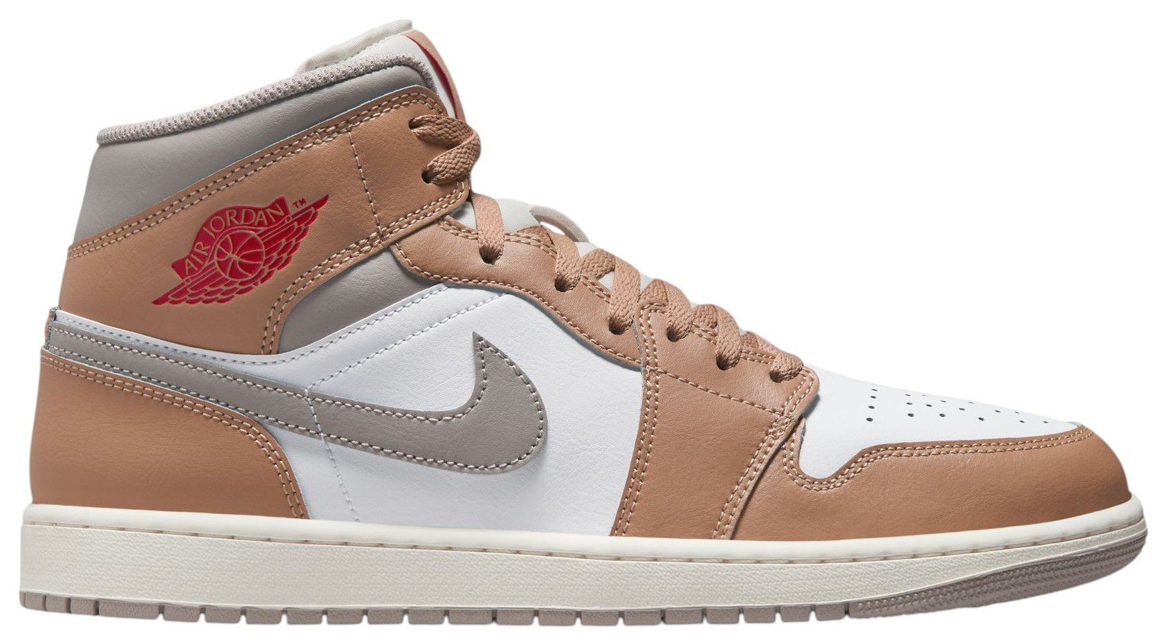 Air Jordan 1 Mid Shoes - Red