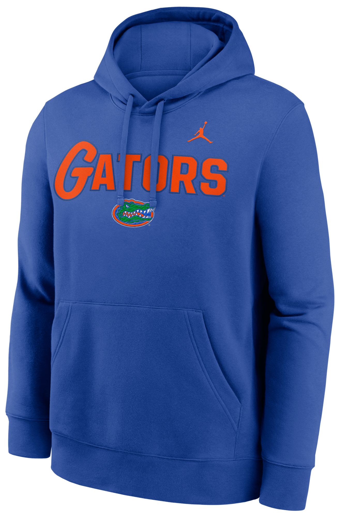 Jordan Men's Florida Gators Game Royal Club Fleece Tackle Twill Hoodie
