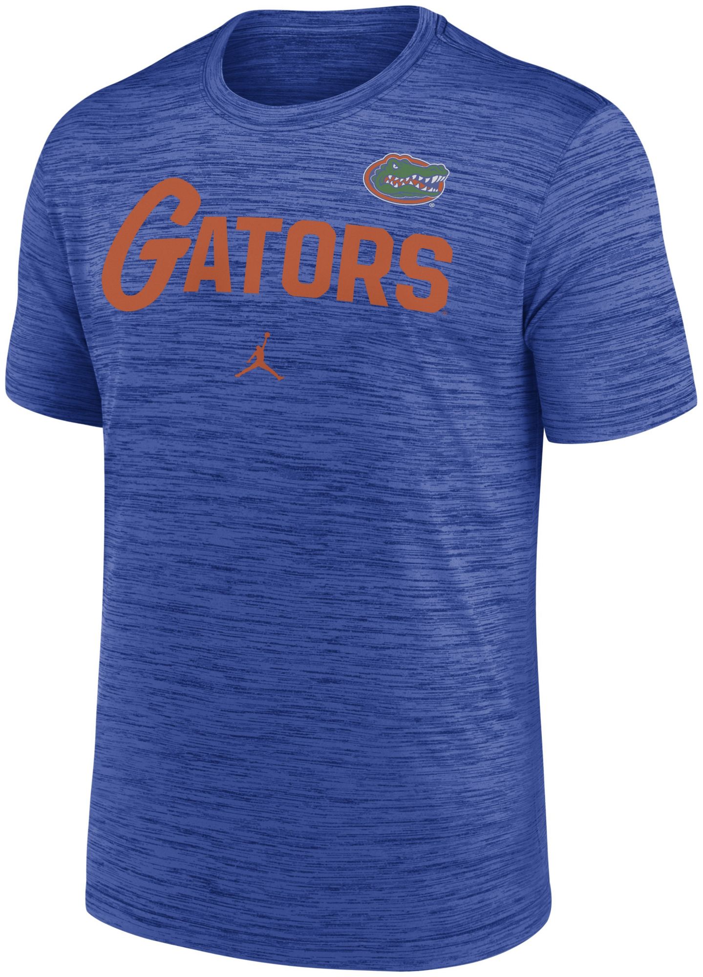 Jordan Men's Florida Gators Game Royal Script Heathered Legend T-Shirt