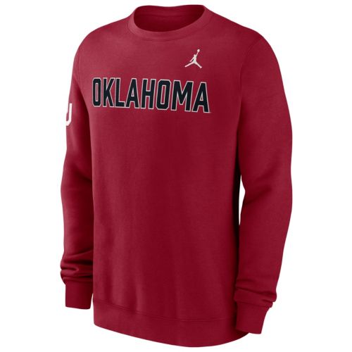 Jordan Men's Oklahoma Sooners Crimson Jumpman Logo T-Shirt