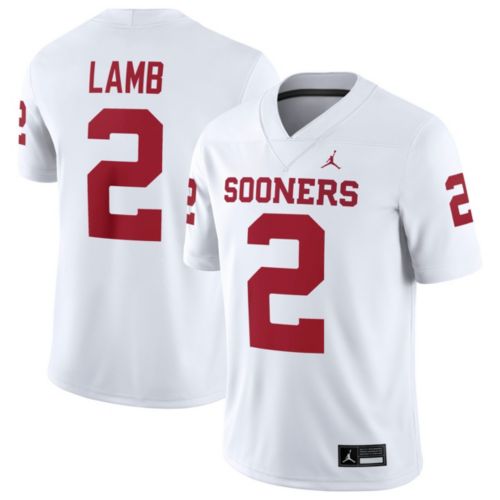 Jordan Men's Oklahoma Sooners #1 White Dri-FIT Replica Football