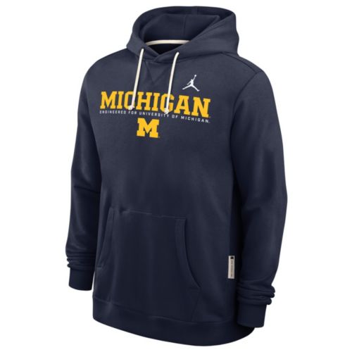 Jordan Men's Michigan Wolverines College Navy Dri-FIT Sideline