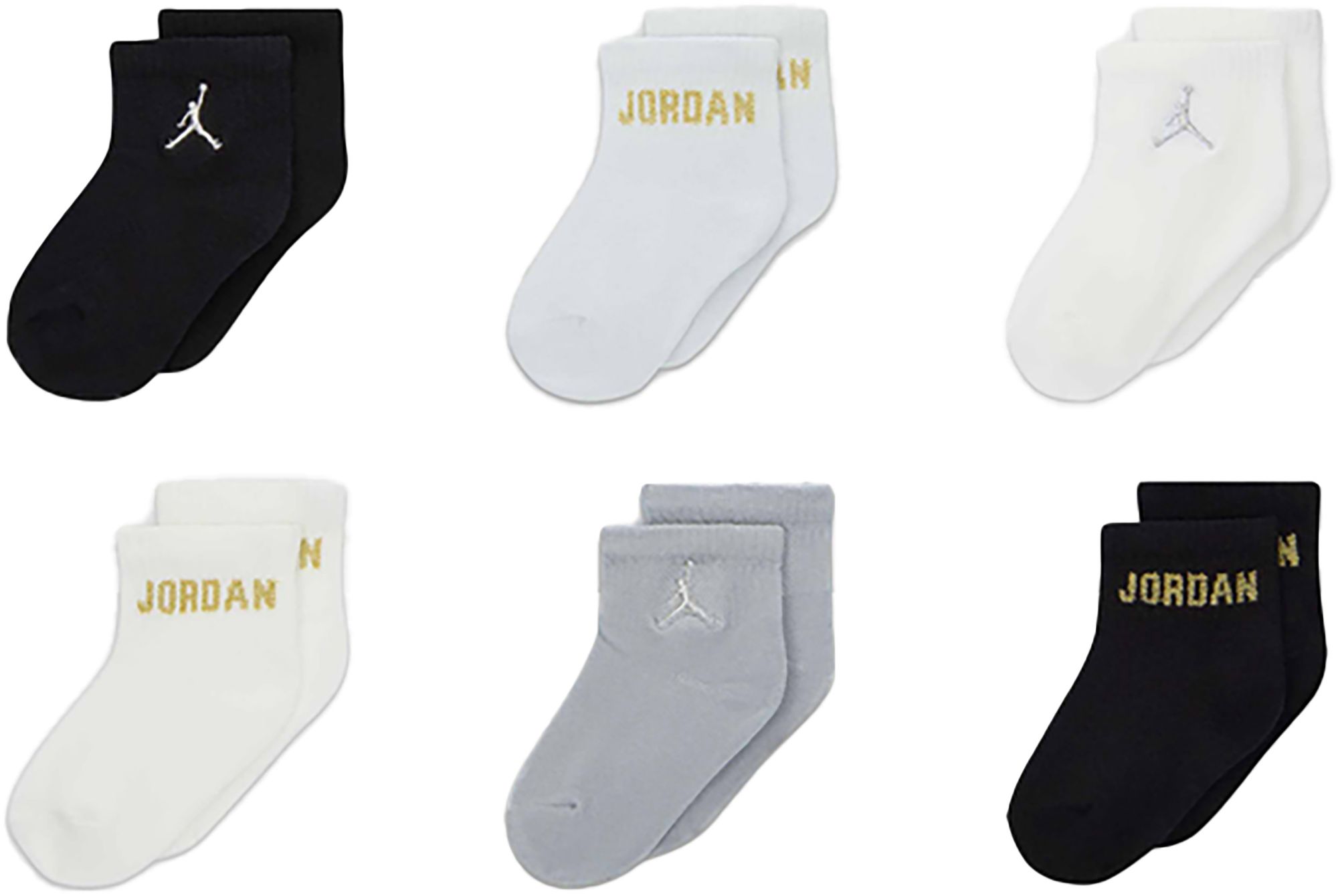 Jordan Toddler Everyday Essentials Ankle Socks - 6 Pack